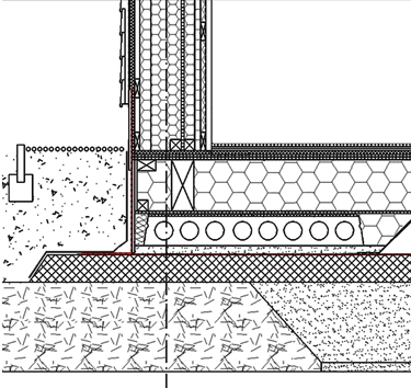 Detail-Bodenplatte